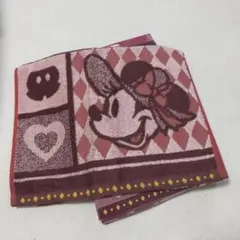ミッキー ミニー キャラクタータオル 赤系