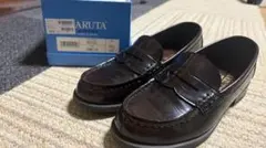 HARUTA ローファー 24cm EEE ブラウン