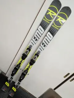 美品　ROSSIGNOL DEMO アルペンスキー 黒/黄　スキー板