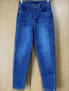 新品 未使用 神戸レタス ハイライズストレッチ デニム ブルー レディース XSのサムネイル