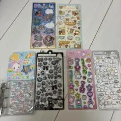 シール帳未完成 シールまとめ売り6枚 ボンボンドロップシール おはじきシール