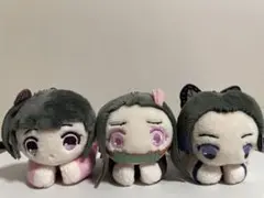 鬼滅の刃 ぬいぐるみ 3体セット ねずこ　胡蝶しのぶ　カナヲ