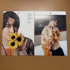 SnowMan 公式カレンダー バラ売り 向井康二 4枚