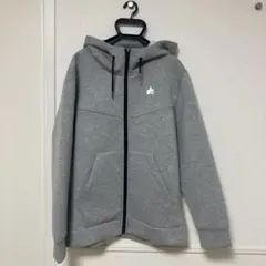 LOGOS ロゴス グレー ジップアップパーカー