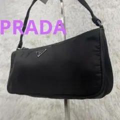 【美品】プラダ　三角ロゴ　ショルダーバッグ　アクセサリーポーチ