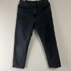 ブラック ストレートデニム GAP