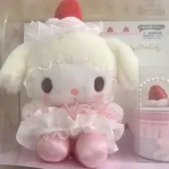 新品　マイメロディ いちごホイップケーキ ぬいぐるみ&アクセサリーケースセット