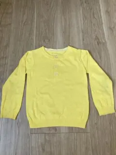 イエローセーター 120サイズ GITA 千趣会