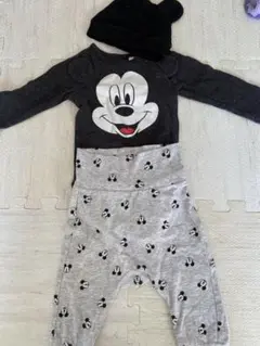 H&M ミッキーロンパースセット