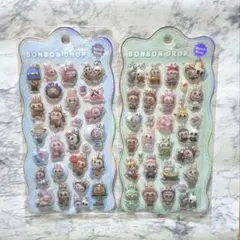 【2つセット】LABUBUラブブ BONBON DROP ボンボンドロップシール