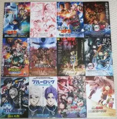 日本アニメ映画　60枚セット　映画フライヤー　映画チラシ　まとめ売り