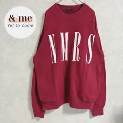 NUMERALS ヌメラルズ　長袖スウェット　ロゴプリント　ワッフル地　ポケットのサムネイル
