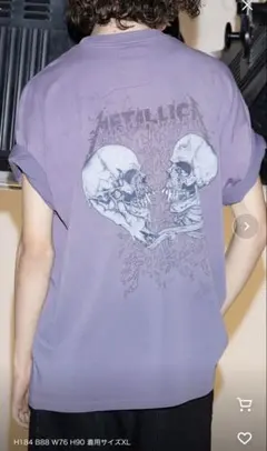 [未使用] METALLICA × monkey time プリント Tシャツのサムネイル