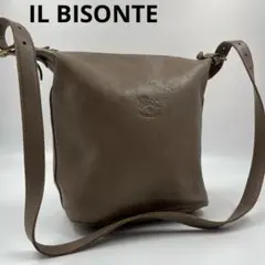✨極美品✨　IL BISONTE ショルダーバッグ　レザー　ブラウン
