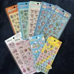 Disney プクプクシール ９枚