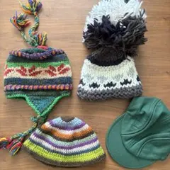 ニット帽・キャップセット