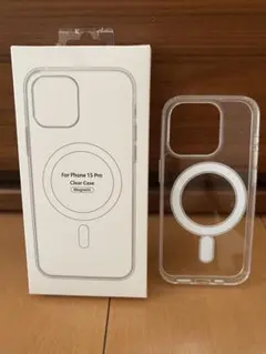 iPhone 15 Pro 専用 クリアケース MagSafe対応 耐衝撃
