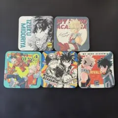 5点セット　僕のヒーローアカデミア アートコースター　ヒロアカ