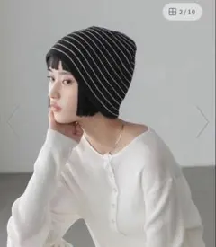 LOWRYS FARM ｜ボーダーニットビーニー