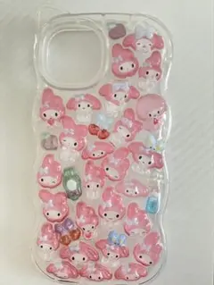 iPhone14.15対応スマホケース(猫耳付き)