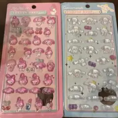 My Melody & Cinnamoroll ボンボンドロップシールセット