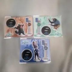 新品未開封　Happyくじ『ズートピア2』G賞　３個