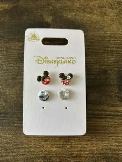 【新品未使用】香港ディズニー ピアスセット