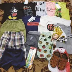 110 夏物　男の子　まとめ売り　15点　新品あり