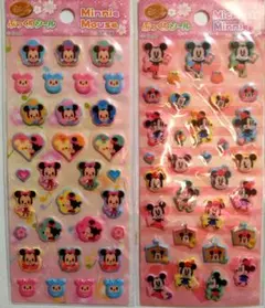 ぷっくりシール ミッキー＆ミニー