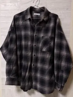 FREAK'S STORE フリークスストア　チェックシャツ　ネルシャツ　グレー