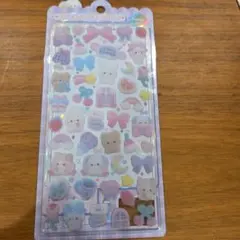 ふわふわドロップ　ぬいぬいふわふわ　ボンボンドロップシール