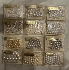 穴ありパール、ビーズなどセット
