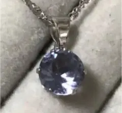 タンザナイト シルバーネックレス 925刻印有り