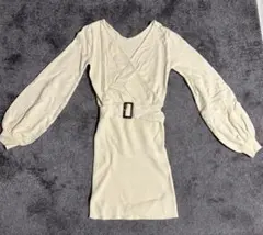 リップサービス ニットワンピース アイボリー