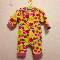 チェリー柄ロンパース