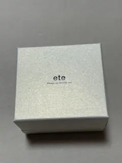 ete アクセサリー シルバーの箱のサムネイル