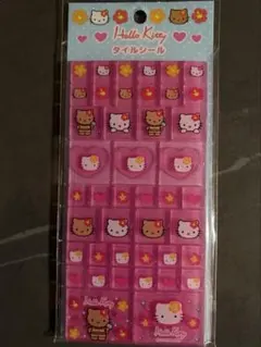 タイルシール 日焼けキティ ピンク 正規品