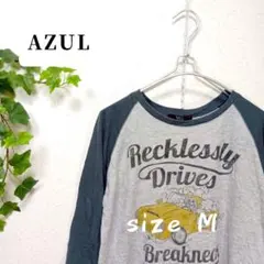 AZUL ラグランスリーブ Tシャツ Mサイズ