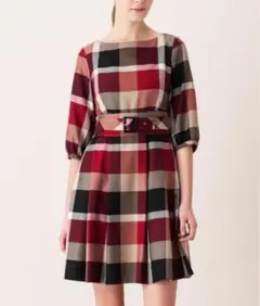 BLUE LABEL ブルーレーベル　チェック ワンピース