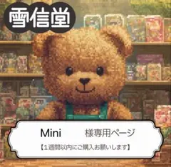 Mini 様 リクエスト 2点オーダー商品