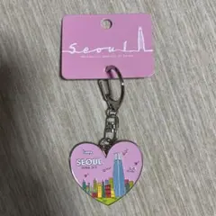 韓国土産 SEOUL SKY キーホルダー