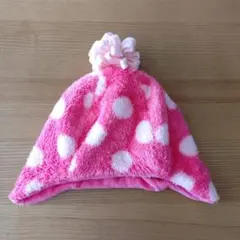 GapKids ポンポン付きフリース帽子 54-56cm