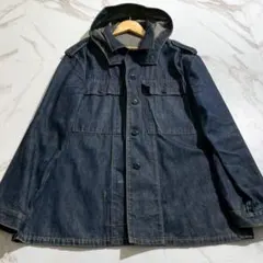 ジャケット・アウター Y's for men 2Way Hooded coat denim L 2026年最新】Y's for men メンズ Gジャン・デニムジャケットの人気