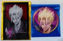 【匿名配送】スマイルベースカフェ 天狗 アクリルカード 缶バッジ 士道龍聖