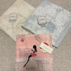 【新品・訳あり】ウォッシュタオル・ハンカチ 3枚おまとめ売り