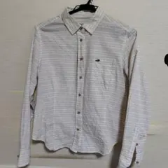 CROCODILE ストライプ 長袖シャツ Mサイズ