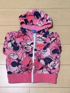 Disney ミニーマウス デザインパーカー 110 平成 遊び着推奨