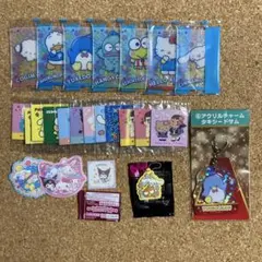 サンリオキャラクターズ プラカード シール アクリルチャーム