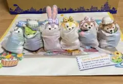 ダッフィー＆フレンズ　ぬいぐるみストラップ　テイスティサマーサプライズ　全6種類