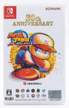 【極美品】パワフルプロ野球 2024-2025 Switch パワプロ 30周年